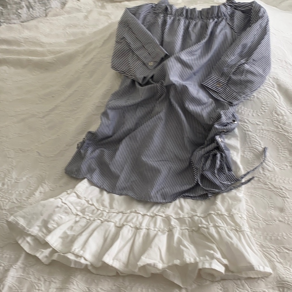 Top and skirt